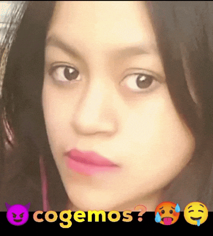 a close up of a woman 's face with the words cogemos in the corner