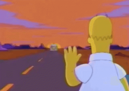 Homer Simpson / Fica Com Deus / Tchau / Se Cuida / Os Simpsons GIF - Homer Simpson God Bless Bye GIFs