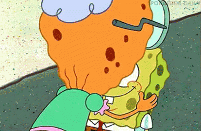 Grandma Kisses GIF - Spongebob Grandparents Kiss GIFs