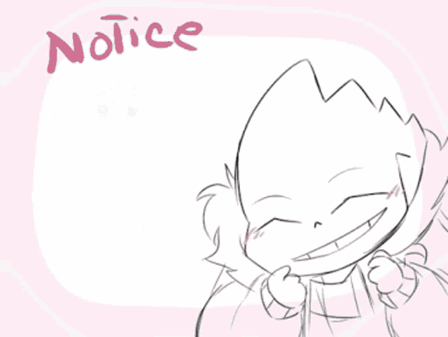a drawing of a monster with the word senpai written on it