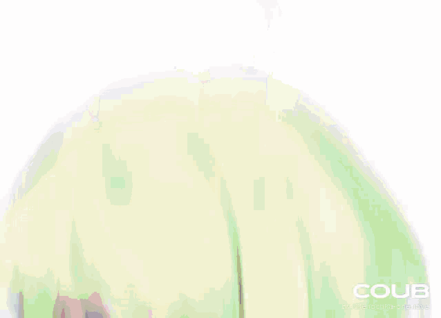 a blurry picture of a girl with the word coub on the bottom right