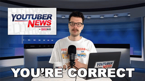 Youre Correct Benedict Townsend GIF - Youre Correct Benedict Townsend Youtuber News GIFs