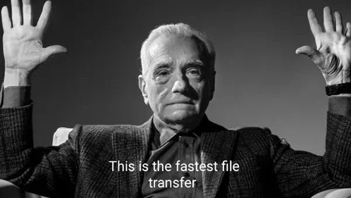 Martin Scorcesse File Transfer GIF - Martin Scorcesse File Transfer GIFs
