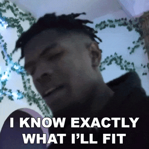 I Know Exactly What I'Ll Fit Rickey GIF - I Know Exactly What I'Ll Fit Rickey I Know What I Can Fit GIFs