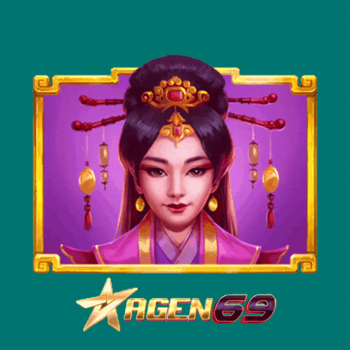 a picture of a woman with a crown on her head and the words agen69 below her