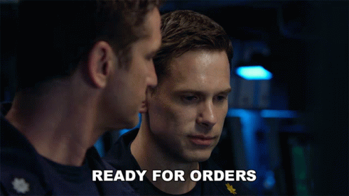 Ready For Orders Carter Mac Intyre GIF - Ready For Orders Carter Mac Intyre Xo Brian Edwards GIFs