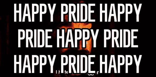 a poster that says happy pride happy pride happy pride happy pride happy pride