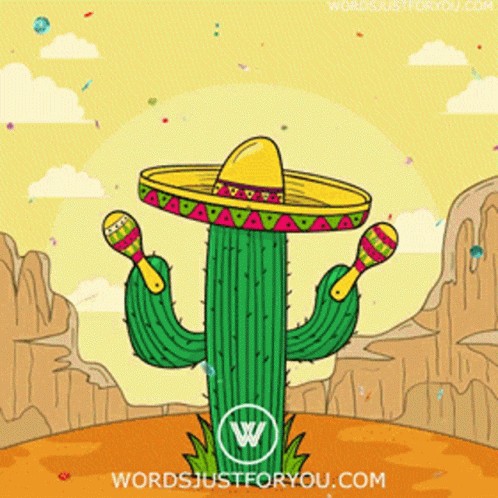Happy Cinco De Mayo Cactus GIF