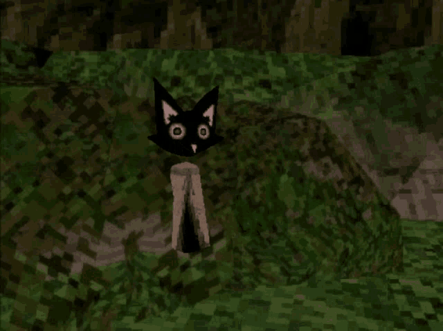 a black and white bat is flying through the air in a minecraft video game .
