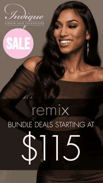 Indique Hair Gif Bundle Sale GIF