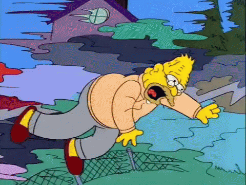 Grampa Simpson The Simpsons GIF - Grampa Simpson The Simpsons Flying GIFs
