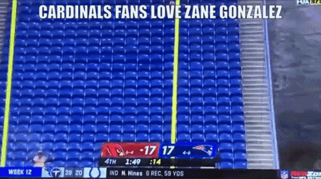 Zane Gonzalez Arizona Cardinals GIF - Zane Gonzalez Arizona Cardinals Extend GIFs
