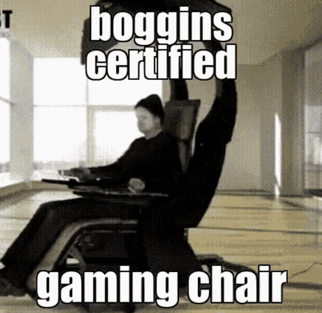 Boggins Boggins Gaming Chair GIF - Boggins Boggins Gaming Chair GIFs