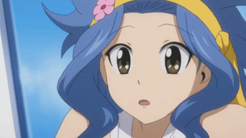 Anime Fairy Tail GIF - Anime Fairy Tail Levy Mcgarden GIFs