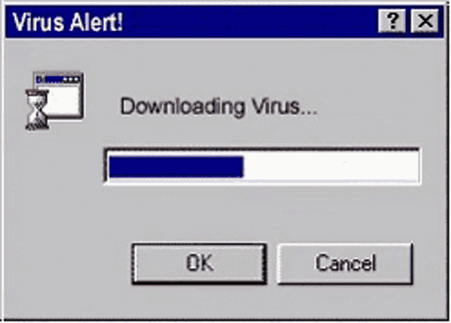 Windows Error Virus Alert GIF - Windows Error Virus Alert Downloading Virus GIFs