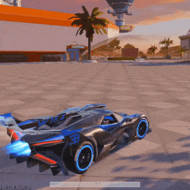 a video game screen shows a car with the number 93 on the side