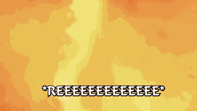 a yellow and orange background with the word reeeeeeeeeeeeeeeeeeeeeeee