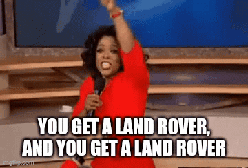Land Rover You Get GIF - Land Rover You Get Oprah GIFs