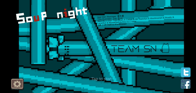 a screenshot of a game that says soup night