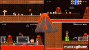 Mario Volcano GIF - Mario Volcano GIFs