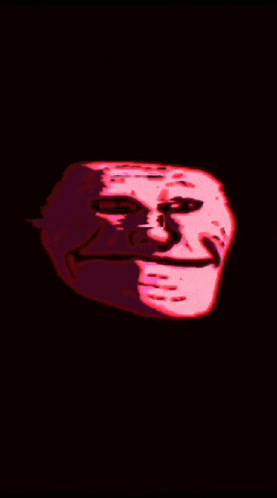 a red and black background with a skull on it