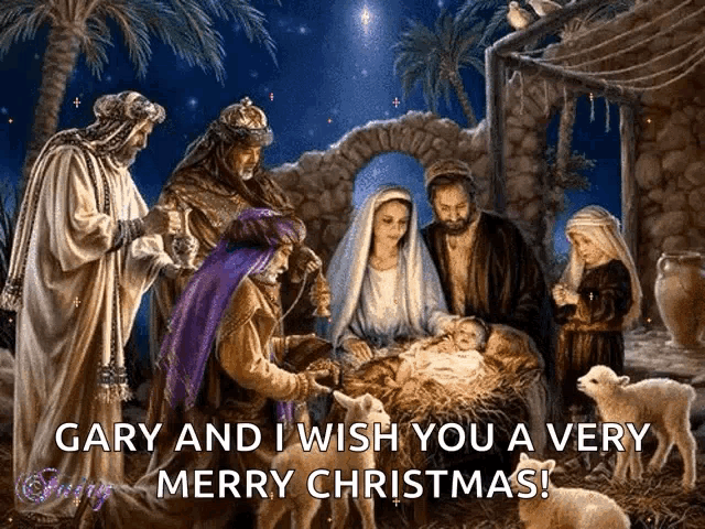 gary and i wish you a very merry christmas !