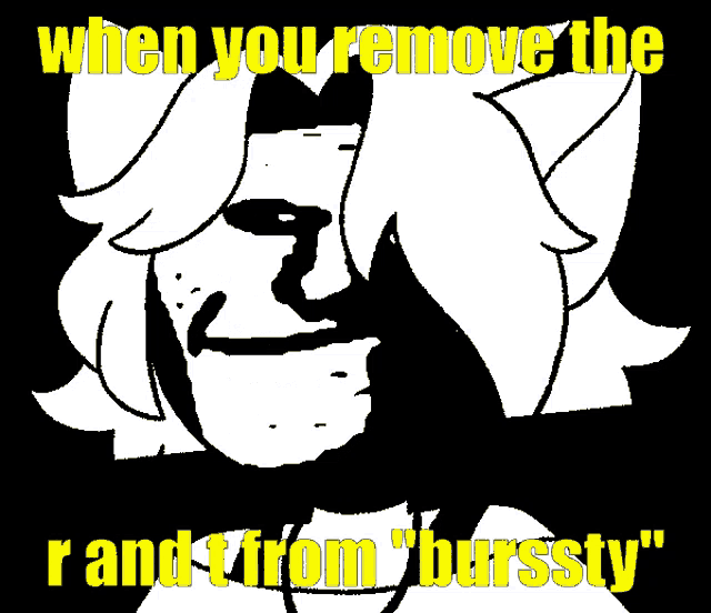 a troll face with the words when you remove the rand from bursty