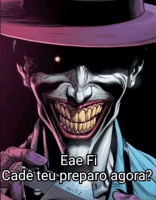 the joker is wearing a hat and sunglasses and smiling while holding a cigarette .