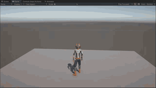 a screenshot of a game with a character standing in the middle