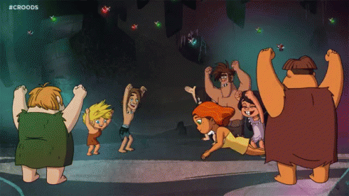 Doing The Worm GIF - The Croods Dawn Of The Croods The Worm GIFs