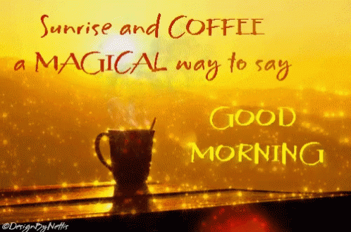 Sunrise Coffee GIF - Sunrise Coffee Magical Morning GIFs