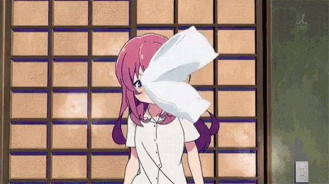 Anime Pillow Fight GIF - Anime Pillow Fight Owned GIFs