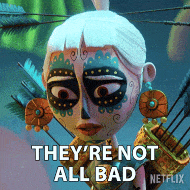 Theyre Not All Bad Chimi GIF - Theyre Not All Bad Chimi Maya And The Three GIFs