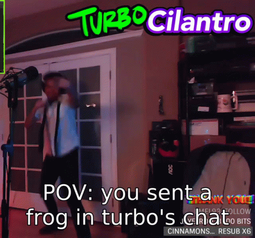 Turbocilantro Frog GIF - Turbocilantro Frog Frog Hater GIFs