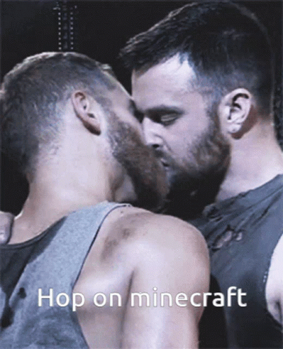 Minecraft Hop On GIF - Minecraft Hop On Gay Dudes GIFs