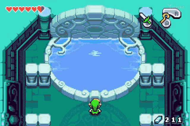 Legend Of Zelda Minish Cap GIF - Legend Of Zelda Minish Cap Fairy Fountain GIFs