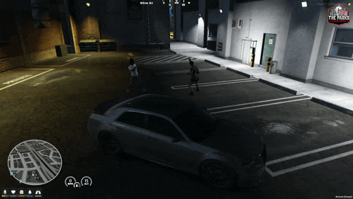 a screenshot of a video game that says the police on the bottom