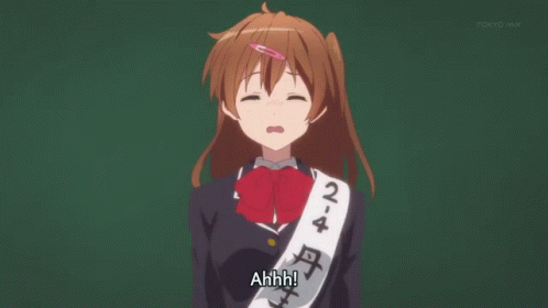 Anime Girl Blushing Ahh Scream GIF - Anime Girl Blushing Ahh Scream GIFs