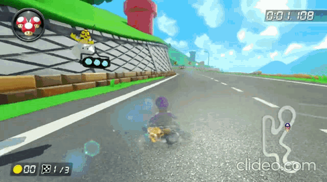 Mario Kart Mario GIF - Mario Kart Mario Waluigi GIFs