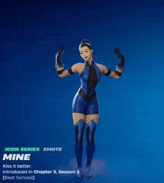 a video game character named mine is kissing someone