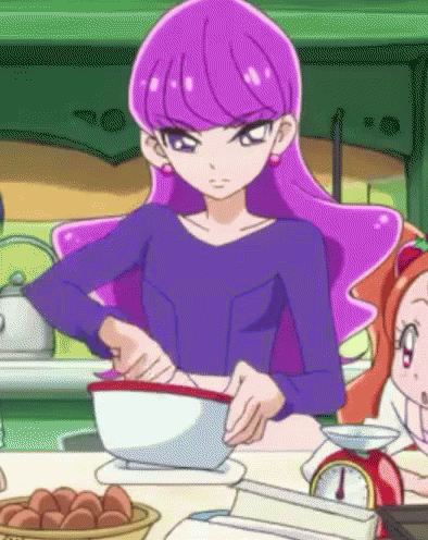Yukari Kotozume Baking GIF - Yukari Kotozume Baking Macaron GIFs