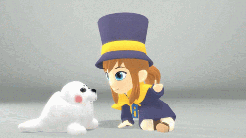 Hat Kid A Hat In Time GIF - Hat Kid A Hat In Time Seal The Deal GIFs