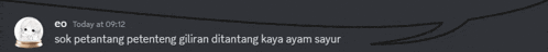 a blurred image of a person 's face with today at 09:12 written below it