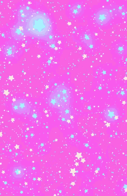 pink background with blue and white stars