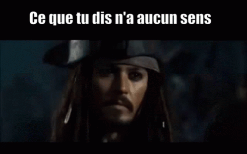 Ce Que Tu Dis Na Aucun Sens Jack Sparrow GIF - Ce Que Tu Dis Na Aucun Sens Jack Sparrow The Pirates GIFs