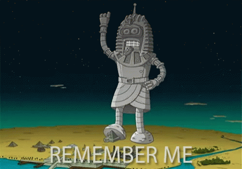 Remember Me! - Futurama GIF - Remember Me Futurama Bender GIFs