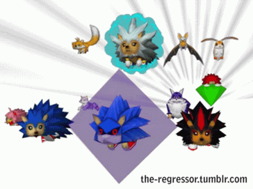 The Regressor Sonic GIF - The Regressor Sonic Run GIFs