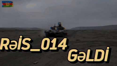 a picture of a tank with the words reis_014 goldi written on it