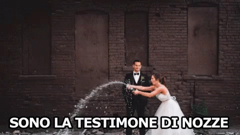 Testimone Nozze Matrimonio Miglior Amica Festeggiare GIF - Witness Bridesmaid Marriage GIFs
