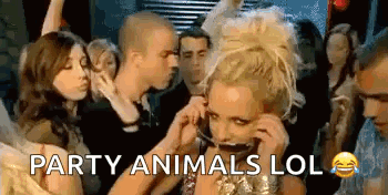 Britney Spears Animals GIF - Britney Spears Animals Party GIFs